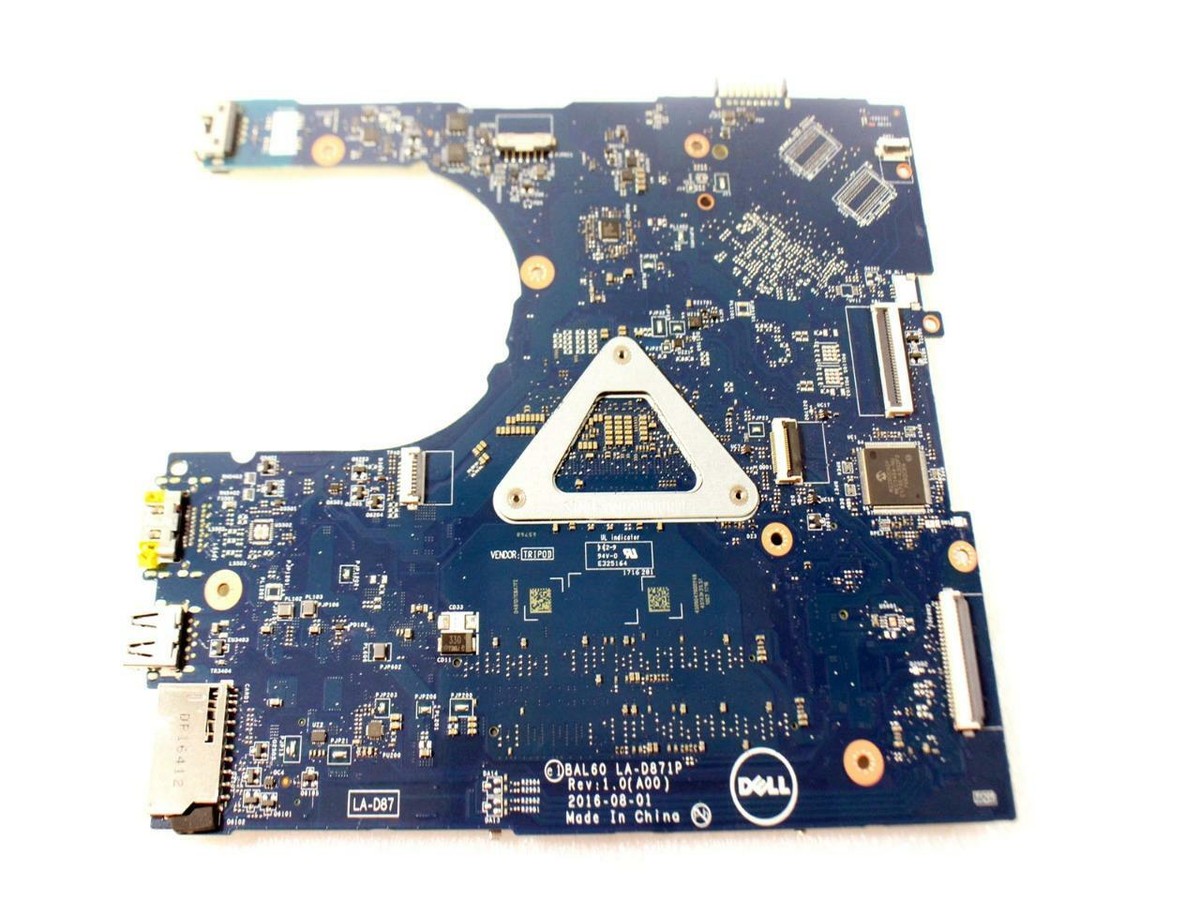 Dell Inspiron 15 5566 LA-D871P Motherboard i3-7100U 2.4GHz Intel