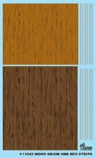 Gofer Racing 11043 x 1/24-1/25 Wood Grain (Light & Dark) & Bed Stripes