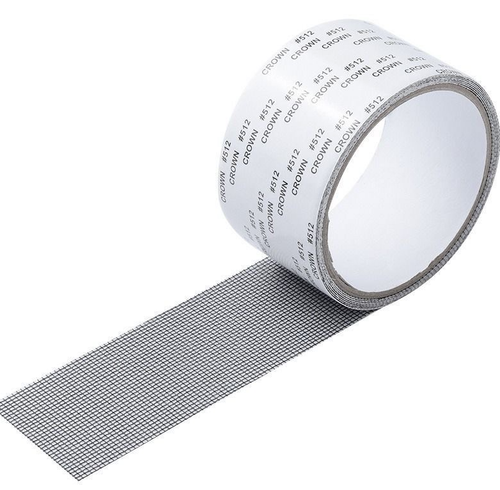 Flyscreen Repair Kit Patch Fix Flyscreen Mesh Strong Adhesive 200cm x 5cm Black - Picture 6 of 7