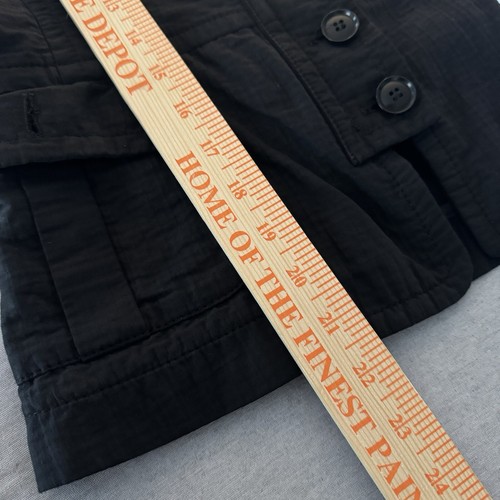 Blazer Zara donna taglia S stile militare nero utility - Foto 9 di 9