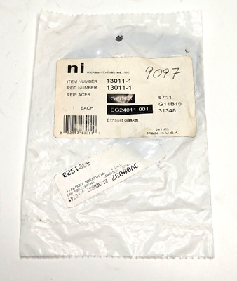 Exhaust Pipe Flange Gasket-VIN: E, GAS, CARB, Natural Front Nickson 13011-1