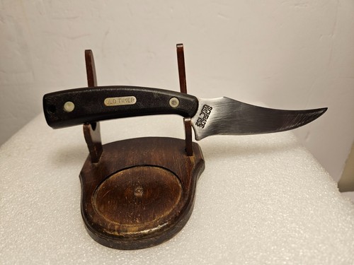 Vintage Schrade USA Knife 152 Old Timer Skinner Hunter Trapper Sharp Finger