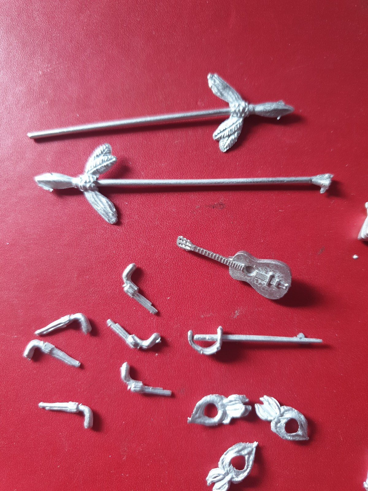 23 Spare parts For Wild West Swoppet And 54mm Toy Soldiers Metal Cast