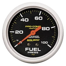 AutoMeter 5412 Pro-Comp 2-5/8" Fuel Pressure 0-100 PSI Mechanical