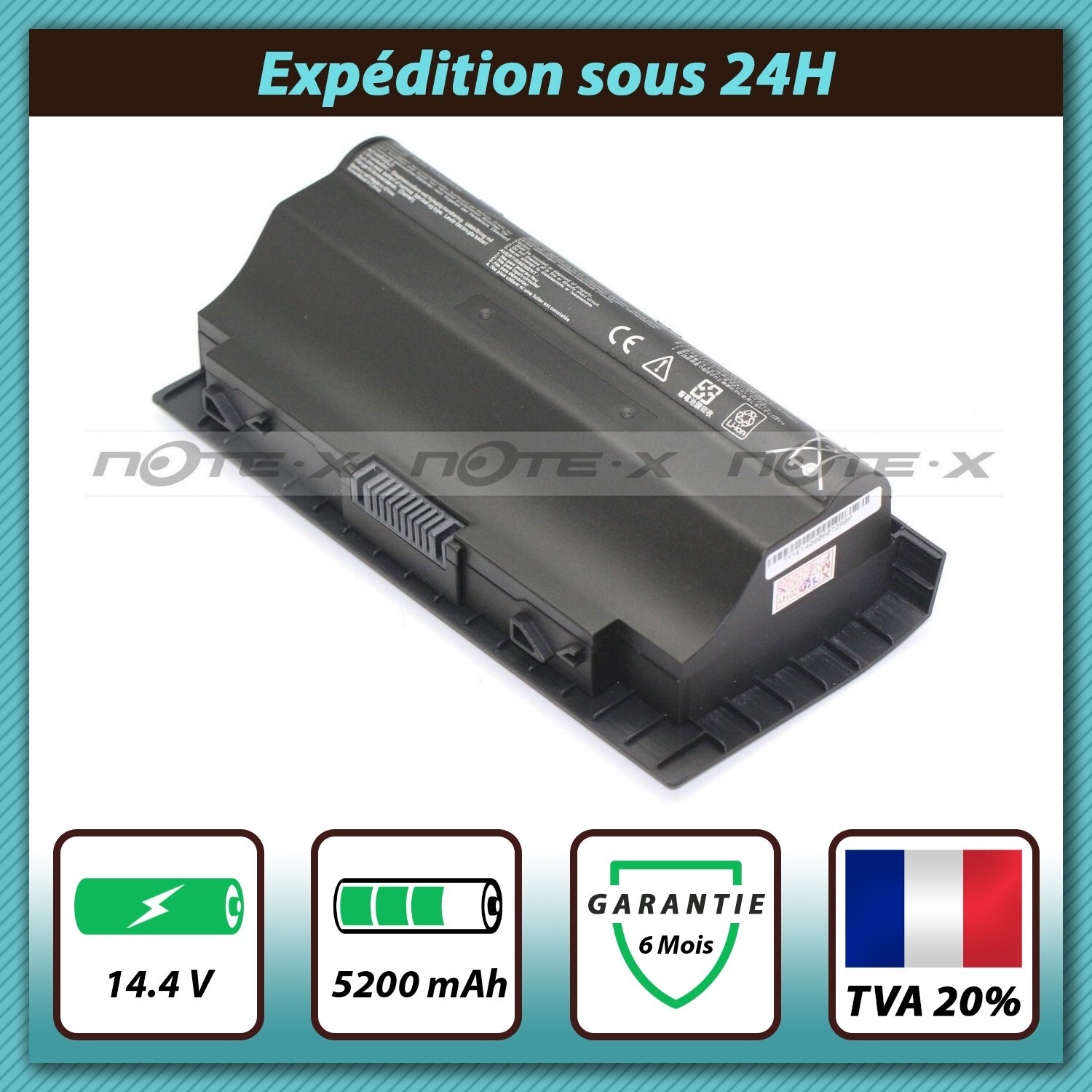 Batterie PC portable ASUS G75VW G75VX - Résoud les problèmes de coupure coup sur coup