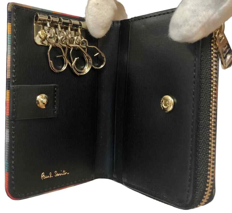 Portamonete In Vera Pelle: Porta Carte Sottile, Portafoglio Con Bottone Automatico - Italia