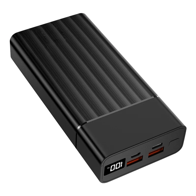 30000mAh 22.5W Fast Charging Power Bank with 4 Ports for Multi-Devices