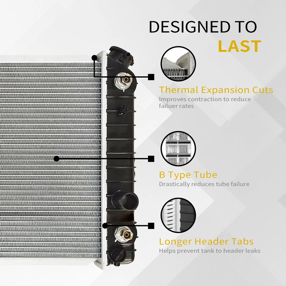 434 Radiator for 88-93 Chevrolet C1500 C2500 K1500 GMC C1500 4.3L 5.0L 5.7L AT - Image 4 of 4