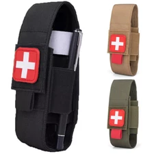Tactical Tourniquet Pouch Trauma Shear Bag Scissor First Aid Molle Mini Holder