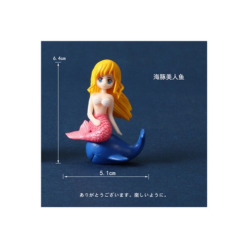 Mini mermaid Girls' Toys model Gift play modeldecoration accessories for micro - Picture 8 of 10
