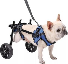 Adjustable Small Dog Wheelchair for Back Legs Dog Wheelchair Aluminum Lightweigh