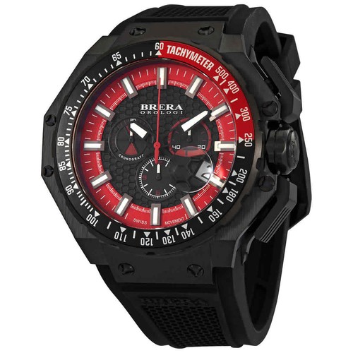 Brera Orologi Granturismo Chronograph Quartz Black Dial Men's Watch  BRGTC5407 816747017733 | eBay