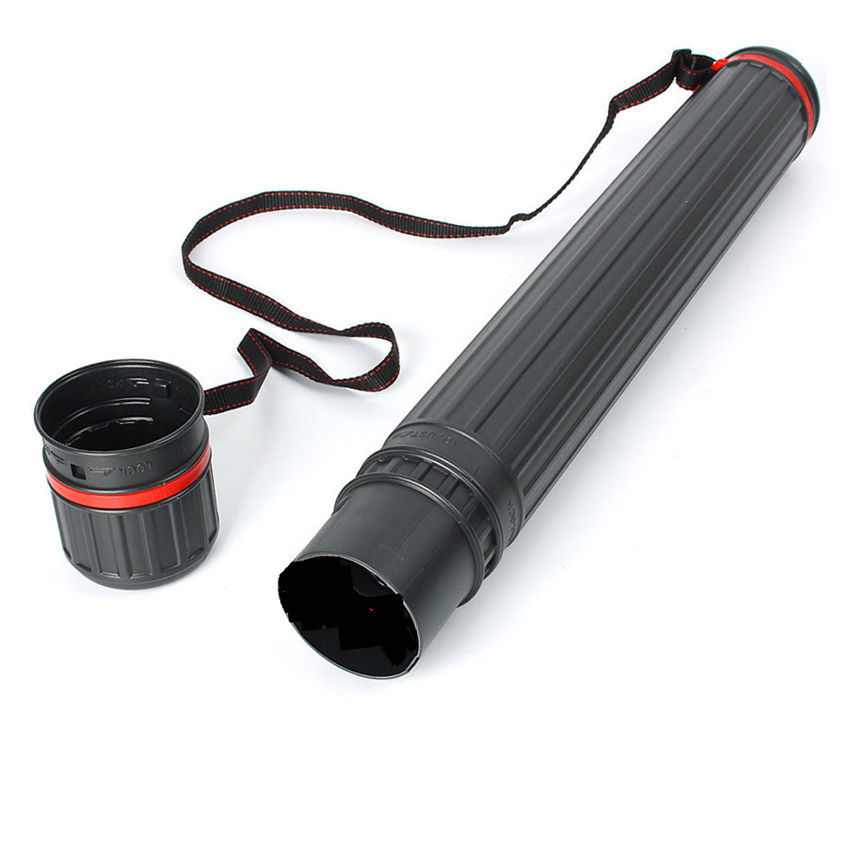 Tube De Stockage Télescopique Pour Affiches Et Dessins - Extensible De 50 à 90 Cm, étanche, Avec Sangle De Transport - 6