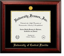 University of Central Florida 11W X 8.5H Gold Embossed Diploma Frame