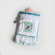 HANDMADE Vintage Retro Junk Journal Book Diary Junkjournal BLUE MERMAID 9x5