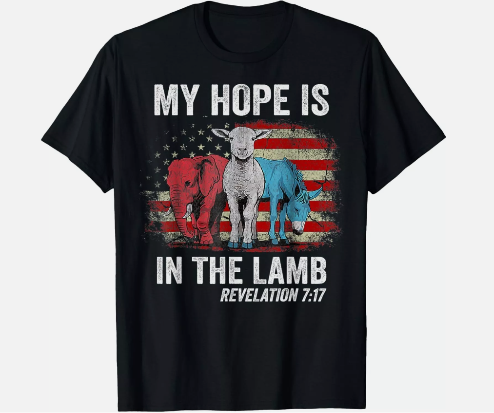 My Hope Is In The Lamb Tee Gift Unisex T-Shirt, Streetwear T-Shirt, Gift Idea