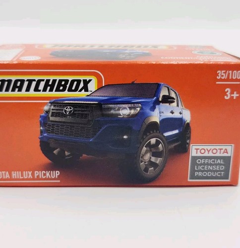 2024 Matchbox Power Grabs BLUE 2018 Toyota HILUX UTE Utility PICK-UP Truck - New - Bild 1 von 4