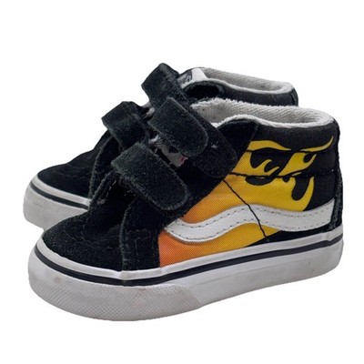 Vans Toddler Hot Flame Sk8-Mid Reissue V Size 3 US Toddler Shoes Sneakers