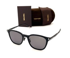 Tom Ford FT0595 01D Black / Smoke Polarized 52mm Sunglasses