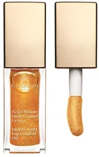 CLARINS Instant Light Lip Comfort Oil Enhances & Nourishes 07 Honey Glam 0.1 OZ