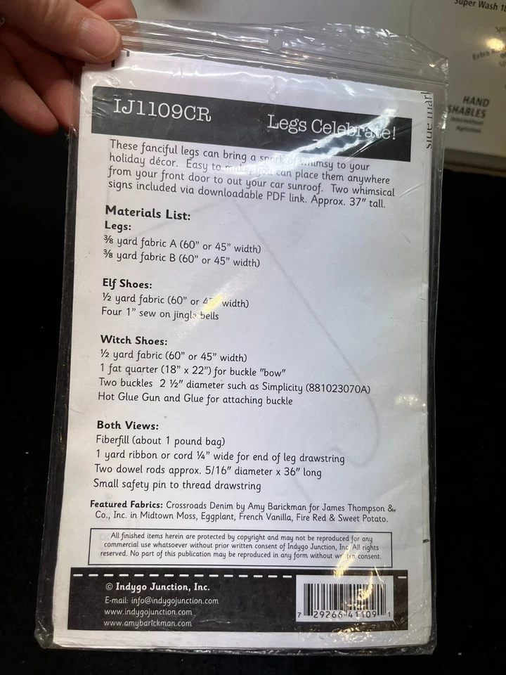 Legs Celebrate! Pattern by Amy Barickman Crossroads - Image 2 of 2