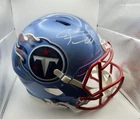 Ryan Tannehill Signed Titans Flash Blue Full Size Authentic Speed Helmet Beckett