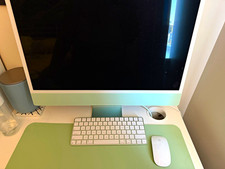 Apple iMac All-in-One Desktop Computer, Green, with Apple Keyboard  Mouse