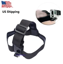 New Head Strap Mount for GoPro HD Hero2 Hero3 Hero3+Hero4 Hero5 (Black)