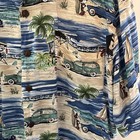 Disney Catalog Surfing Mickey Minnie Classic Cars Hawaiian Button-Up Shirt XL — photo 2