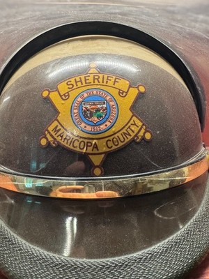 Vintage Maricopa County Sheriff riot helmet