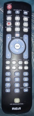RCA Led Backlighting TV, SAT-CBL-DTC , DVD-VCR Remote, Works (Check Desc)