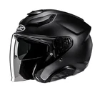 HJC F31 Plain Metal Fibreglass Open Matt Black