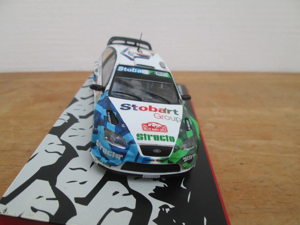 Ford Focus RS WRC 07 - Rally Monte Carlo 2008 - F. Duval - 1/43 Altaya - Image 4 of 4
