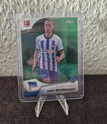 Topps Chrome Bundesliga 2022/23 Derry Scherhant Green Wave /99