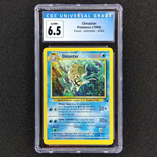 Omastar (Unlimited) graded CGC 6.5 for sale on eBay