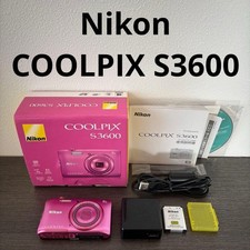 Nikon COOLPIX S3600 Digital Camera Pink