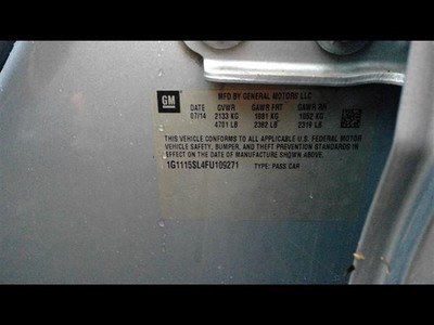 Throttle Body 2.5L Fits 17-20 ENVISION 2298577