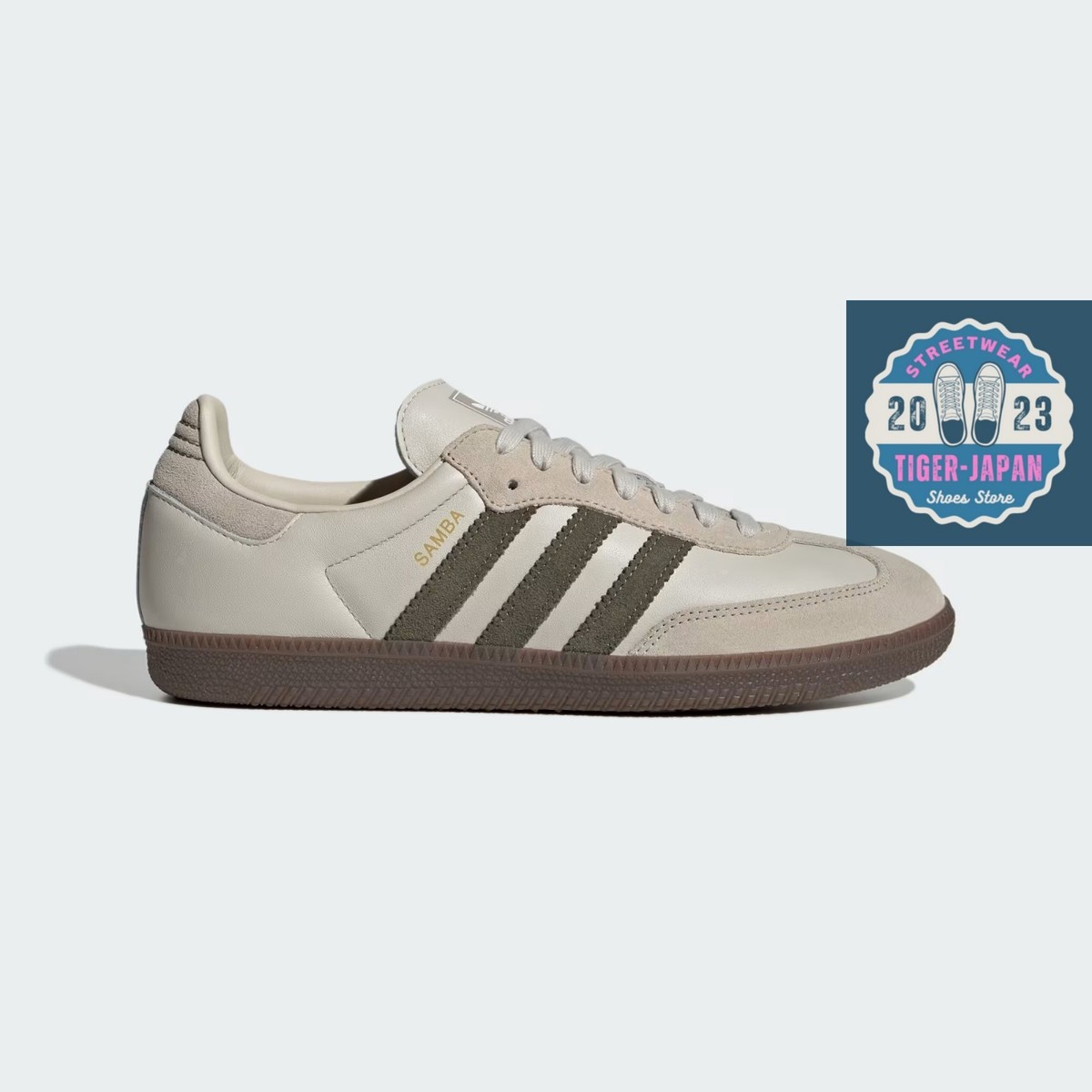 adidas Originals Samba OG JR0893 Alumina Medium Dark Khaki Gum Men