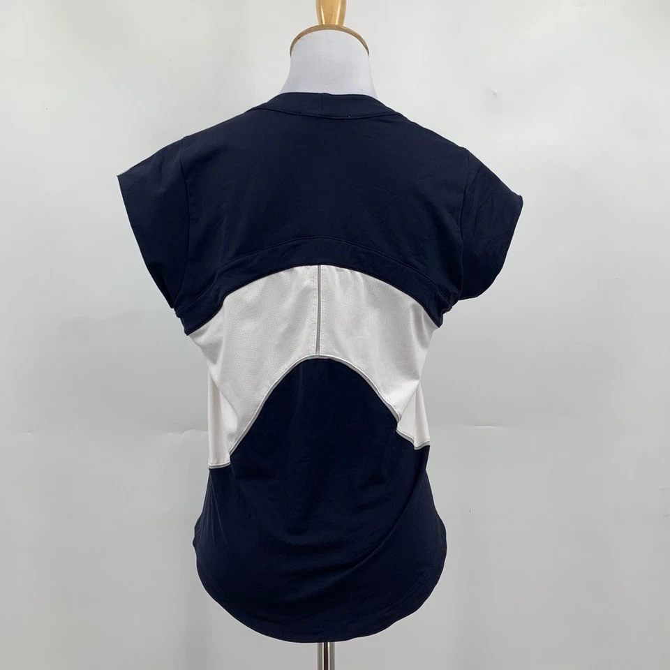 Adidas Stella McCartney Top Mujer 40 M Mediano Barricade Gorra Manga Bloque de Color Foto 4 de 4