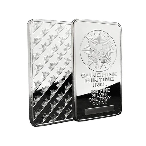 1 oz Sunshine Minting Silver Bar – .999 Fine Sealed Bullion – Troy Ounce