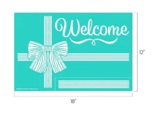 NEW “Winter Welcome” Chalk Couture Chalk Transfer Stencil  Size C RET Bow