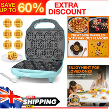 Mini Waffle Maker Kids & Adults Small Waffle Maker Mini Belgian Waffle Machine