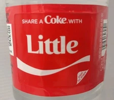 Share A Coke With Little 2018 EMPTY Personalized Coca Cola Bottle EMPTY