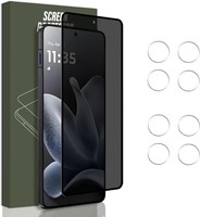 Privacy Schutzfolie 9H Anti-Spy FüR Motorola Moto Edge 70 Mit Kameraschutz 1