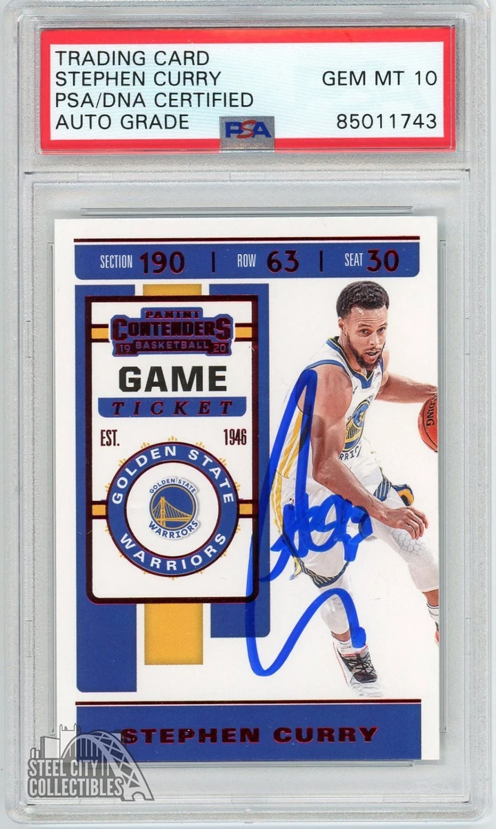 Stephen Curry Basketball Autographed ungraded Sports Trading Cards