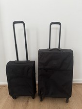 2 x Black Tripp Suitcase - Cabin & Large Luggage Size