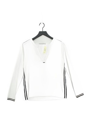 Monari Women's Top UK 10 White Polyester with Viscose, Elastane Basic
