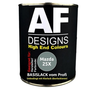 250ML Autolack für Mazda 25X Light Tundra Metallic Basislack spritzfertig