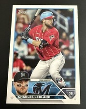 2023 Topps Series 2 Charles Leblanc Rookie #446 Miami Marlins