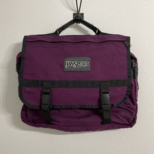 VTG Jansport Messenger Bag Purple 90s Made In USA